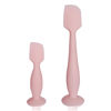 Picture of LOTBILL Baby Diaper Cream Spatula, 2 Pack Butt Spatula Baby, Silicone Diaper Cream Applicator, Full-Size and Mini Butt Paste Spatula for Babies, Newborn Baby Necessities (Pink)