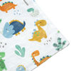 Picture of HOMRITAR Baby Blanket for Boys Girls Super Soft Minky Blanket with Dotted Backing, Toddler Blanket with Dinosaurs Multicolor Printed 30 x 40 Inch