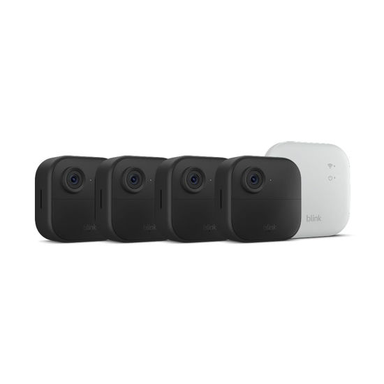 Picture of Blink Outdoor 4 XR - two-year battery wireless camera with 4x security coverage, 1000 ft open-air range or 400 ft with typical use - 4 camera system.