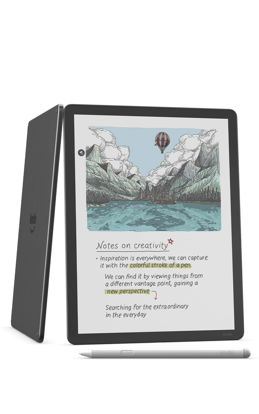 Picture of Amazon Kindle Scribe Colorsoft 64GB (newest model) - 11” paper-like color display with front light - Thin, light, powerful - Write in notebooks, documents, and books. Includes Premium Pen - Graphite