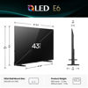 Picture of Hisense 43" E6 Cinema Series Hi-QLED 4K UHD Smart Fire TV (43E6QF, 2025 Model) - AI Light Sensor, Dolby Vision · Atmos, Voice Remote with Alexa, Motion Rate 120, HDR 10+ Adaptive, Game Mode Plus