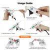 Picture of SHJADE Mini Hot Glue Gun Kit with 30 Glue Sticks - Fast Preheating Hot Melt Gun, High Temp for School Crafts DIY Arts and Quick Home Repairs(White)