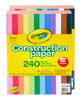 Picture of Crayola Construction Paper Bulk Pack (480 Sheets) - 10 Assorted Colors, 9x12, Classroom Arts & Crafts Supplies for Kids, Art Paper for School Projects