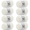 Picture of Cozyful Chunky Yarn for Hand Knitting - #10 Chunky Chenille Yarn, Jumbo Big Thick Chunky Yarns for Crocheting, Super Bulky Chunky Knit Blanket Yarns, 8 Skein (25 yds 8 oz Each Skein), Cream