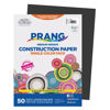 Picture of Prang (Formerly SunWorks) Construction Paper, Black, 9" x 12", 50 Sheets
