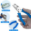 Picture of Single Hole Punch 1/4” Paper Hole Puncher for Crafts, One Hole Puncher with Blue Soft Grip Handle for Kids and Adults, Handheld Circle Punch for Paper Crafts in Home, Office, Classroom