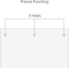 Picture of Amazon Basics 3 Hole Punch, 10 Sheet Capacity, Black