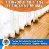 Picture of YONGJIN Double-Sided Fabric Tape (2 Rolls) - No Sewing or Ironing Required, Perfect for Quick Clothing Repairs, Fabric Bonding, Adhesive Cloth Tape for Hemming and DIY Crafts (1/4inch+1/2inch)