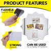 Picture of DIYMAG Magnetic Adhesive Sheets, 4" x 6" 10 Pack Cuttable Magnets Flexible Magnet Sheet with Adhesive for Crafts Photos Classroom Decorations Easy Peel and Stickers for Planning Organization