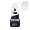 Picture of Rit Dye - Liquid Fabric Dye for Crafting, Clothing, and Décor - 8 oz. Bottle - Black (Gloves Included)