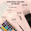 Picture of Grabie 50 Colors Watercolor Paint Set, Detail Paint Brush Included, Watercolor Paints, Painting Sets, Art Supplies for Painting, Travel Watercolor Set, Amateur Hobbyists