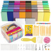 Picture of Polymer Clay 50 Colors, Modeling Clay for Kids DIY Starter Kits, Oven Baked Model Clay, Non-Sticky Molding Clay with Sculpting Tools, Gift for Children and Artists (50 Colors)