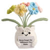 Picture of YOOJEE Forget-Me-Not Crochet Flower Potted Plant Gift