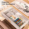 Picture of A-LuGei 【Military Grade】 Drawer Organizer, 【𝟱𝗦𝗶𝘇𝗲】 Makeup organizer, 【Holds 177 Items】 Bathroom Organizers and Storage, Organization and Storage, Desk Drawer Organizer for Bathroom Vanity