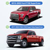 Picture of Window Visors Rain Guards for 2015-2025 Ford F150 SuperCrew, Out-Channel Sun Rain Shades Window Vent Deflectors for 2017-2025 F-150 Raptor F250 F350 F450 F550 Super Duty Crew Cab, for Full-Size Cabs