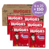 Picture of Huggies Size 4 Diapers, Little Movers Baby Diapers, Size 4 (22-37 lbs), 150 Count (6 Packs of 25), Packaging May Vary