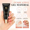 Picture of UNA GELLA Gel Nail Glue, Solid Nails Gl ue Gel 40g Lamp Curing Needed Soak Off G LUE Strong Nail G LUE G el for Acrylic Fake Nails Tips Extension Press On Nails for Gelly Tips