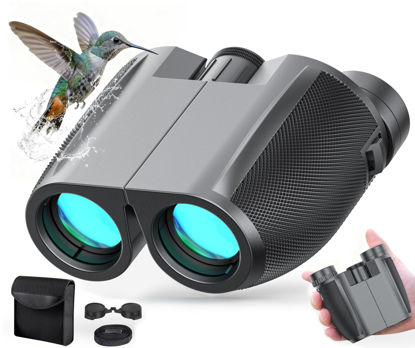 Picture of Binoculars 12x50 for Adults and Kids Night Vision Binoculars Compact Binocular Waterproof Binocular Wide Field of View for Bird Watching,Hiking,Hunting,Concert with Carrying Bag