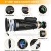 Picture of Monocular Telescope 80x100 HD Monoculars for Adults with Tripod & Phone Adapter, Monoculars for Bird Watching Stargazing Camping Hiking Hunting Wildlife Travel-Black
