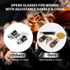 Picture of BOSTRON 3X25 Opera Glasses Theater Binoculars Compact with Adjustable Handle & Chain, Portable Vintage Theater Glasses Mini Binoculars for Adults Women Kids for Concerts Opera Houses Cinema(Black)
