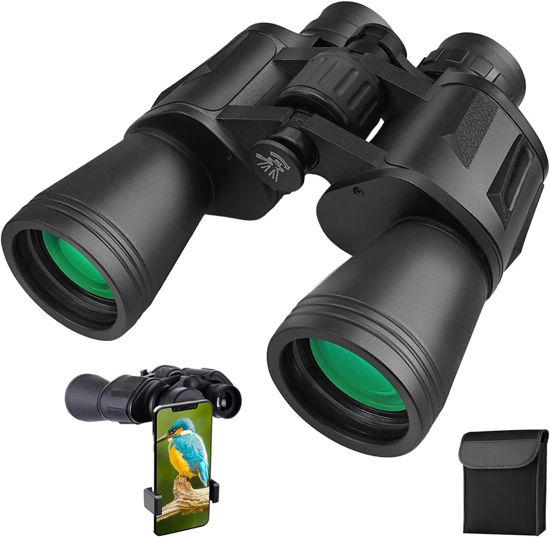 Picture of 20x50 Binoculars for Adults, HD High Powered Professional Binoculars for Bird Watching Travel Stargazing Concerts Outdoor Sports-BAK4 Prism FMC Lens,Waterproof