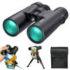 Picture of Gosky 8x42 Roof Prism Binoculars for Adults, HD Professional Binoculars for Bird Watching Travel Stargazing Hunting Concerts Sports-BAK4 Prism FMC Lens-with Phone Mount Tripod Strap Carrying Bag