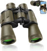 Picture of 20x50 Binoculars for Adults High Powered, Military Compact HD Waterproof Binoculars with Low Light Vision for Bird Watching Travel Hunting Football Games Stargazing with Carrying Case and Strap(Mud)