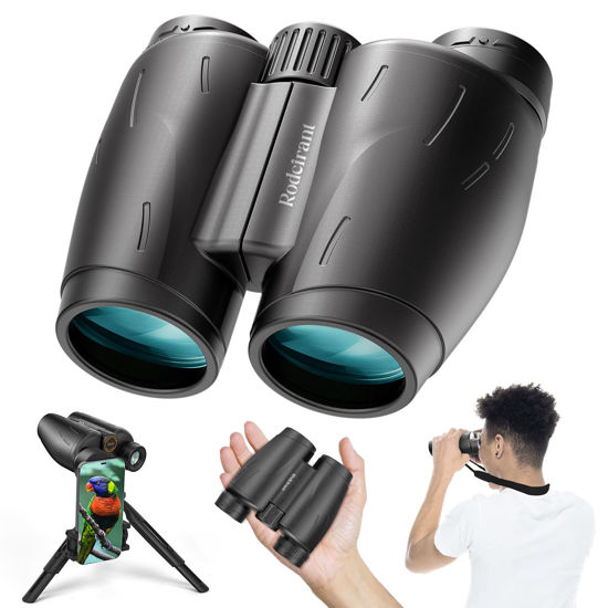 Picture of HD Binoculars 25x30 for Adults with Phone Adapter,Tripod and Tripod Adapter,Waterproof Binoculars for Bird Watching,Hiking and Travel