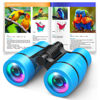 Picture of Toys for Boys Ages 3-7: LET'S GO! Kids Binoculars with Bird Watching Manual for 4 5 6 7 Year Old Boys Girls Outdoor Toy for Kid Ages 4-6 Camping Telescope Toddler Birthday Gift Stocking Stuffers