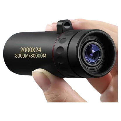 Picture of Compact High Power Monocular Telescope, 8X Magnification Portable Single Tube for Hiking, Bird Watching, Stargazing, and Outdoor Adventures