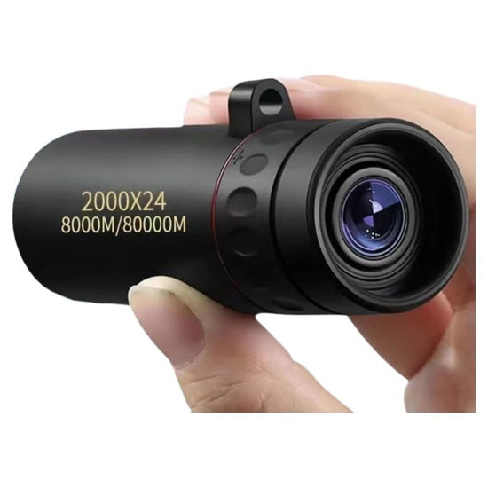 Picture of Compact High Power Monocular Telescope, 8X Magnification Portable Single Tube for Hiking, Bird Watching, Stargazing, and Outdoor Adventures