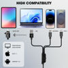 Picture of Bysameyee 1080P USB Microscope with Metal Stand, 50X-1000X Handheld Digital Microscope Camera Compatible with iPhone/Android/Windows/Mac