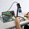 Picture of Bysameyee 1080P USB Microscope with Metal Stand, 50X-1000X Handheld Digital Microscope Camera Compatible with iPhone/Android/Windows/Mac