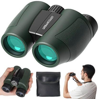 Picture of 12x32 Compact Binoculars for Adults - High Powered Lightweight Small Binoculars with Large View - Super Bright Waterproof Binocular for Bird Watching Travel Cruise Ship Hiking Sports Concert