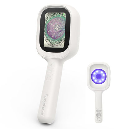Picture of ScopeAround Digital Microscope, Autofocus Handheld Microscope, Magnifier with 2.8" IPS Screen and LEDs, Portable Magnifying Glass, Compatible with Mac/Windows
