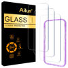 Picture of Ailun 3 Pack Screen Protector for iPhone 17 Pro Max [6.9 inch] with Installation Frame, Tempered Glass, Sensor Protection, Dynamic Island Compatible, Case Friendly