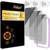 Picture of Ailun 3 Pack for iPhone 17 Pro Max Privacy Screen Protector [6.9 inch]+ 3 Pack Camera Lens Protector with Installation Frame,Dynamic Island Compatible,Anti Spy Tempered Glass[9H Hardness]-HD