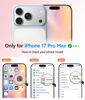 Picture of FNTCASE for iPhone 17 Pro-Max Case: [Compatible with Magsafe] Translucent Matte Cases with [Full Camera Protection] [Screen Protector] Military Grade Shockproof Protective Phone Cover - Light Pink