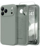 Picture of SuydanBox Magnetic for iPhone 17 Pro Max Case, Compatible with MagSafe, [Full Camera Protection][Screen Protector] Silicone Shockproof Protective Phone Case for iPhone 17 Pro Max 6.9", Calke Green