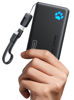 Picture of INIU Portable Charger, Ultra Slim 45W Fast Charging with Attached USB C Cable, Flight-Safe 10000mAh PD Power Bank Battery Pack, Travel Essential Phone Powerbank for iPhone 17 16 Samsung S25 Google etc