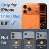 Picture of JETech Privacy Screen Protector for iPhone 17 Pro Max 6.9-Inch, Anti-Spy Tempered Glass Film with Easy Installation Tool, 2-Pack