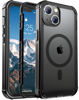 Picture of jaroco Magnetic for iPhone 13 Case, [Compatible with MagSafe][Military Grade Drop Protection][Heavy Duty Protection][Non-Slip][Shockproof] 2-Layer Durable Bumper Phone Case 6.1''-Black