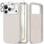 Picture of GONEZ Magnetic for iPhone 17 Pro Max Case, Compatible with MagSafe, [Screen Protector + Camera Lens Protector], Liquid Silicone Anti-Scratch Shockproof Protective Phone Case 6.9 inch, Stone