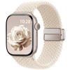 Picture of Braided Stretchy Band Compatible with Apple Watch Bands 38mm 40mm 41mm 42mm 44mm 45mm 46mm 49mm Women Men, Soft Nylon Solo Loop Magnetic Sport Strap for iWatch Series 11 10 9 8 7 6 5 4 3 2 1 SE Ultra