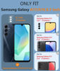 Picture of FNTCASE for Galaxy A17/A16 5G Phone Case - Samsung A17 Military Grade Drop Protection, 14ft Drop Tested, Screen Protector Included, Anti-Slip Matte Textured, TPU+PC Dual Layer Shockproof Cover (Black)