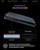 Picture of Spigen AluminaCore Tempered Glass Screen Protector [Glas.tR EZ Fit] designed for iPhone 17 Pro | iPhone 17 | iPhone 16 Pro [2 Pack] 9H+ Hardness, Aluminum-Enhanced Durability