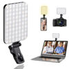 Picture of ALTSON 60 LED Portable Selfie Light Video Conference Lighting with Clip & Camera Tripod Adapter Rechargeable 2200mAh CRI 97+, 3 Light Modes for Phone iPhone Webcam Laptop Photo Makeup
