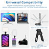 Picture of ALTSON 60 LED Portable Selfie Light Video Conference Lighting with Clip & Camera Tripod Adapter Rechargeable 2200mAh CRI 97+, 3 Light Modes for Phone iPhone Webcam Laptop Photo Makeup