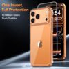 Picture of TAURI for iPhone 17 Pro Case, Full Camera Protection with Screen Protector, Anti-Yellowing Military-Grade Protection Shockproof Slim Phone Case for iPhone 17 Pro, Clear