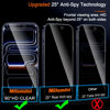 Picture of Milomdoi 3 Pack Privacy Screen Protector for iPhone 17 Pro Max [Phone Case Friendly] Accessories Private Film, 3 Pacs Tempered Glass Camera Lens Protector, with Mounting Frame for Apple Anti Spy,Black